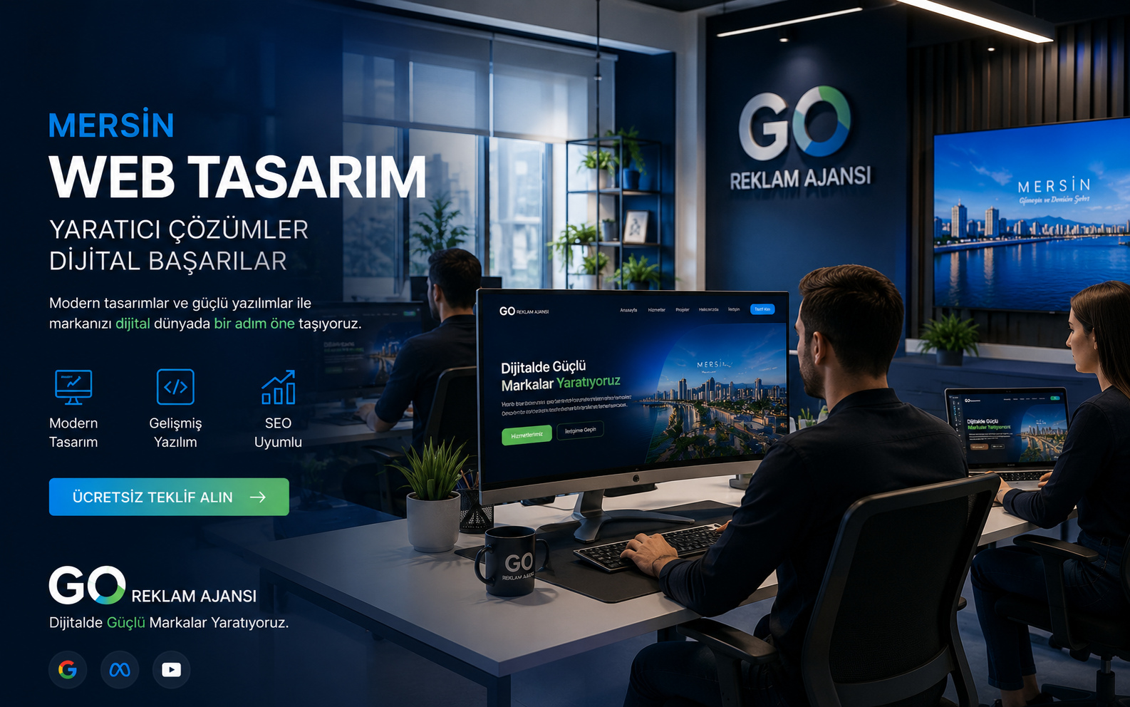 Mersin web tasarım ajansı profesyonel web sitesi çalışması