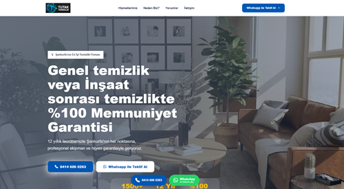 Tutak Temizlik referans çalışması
