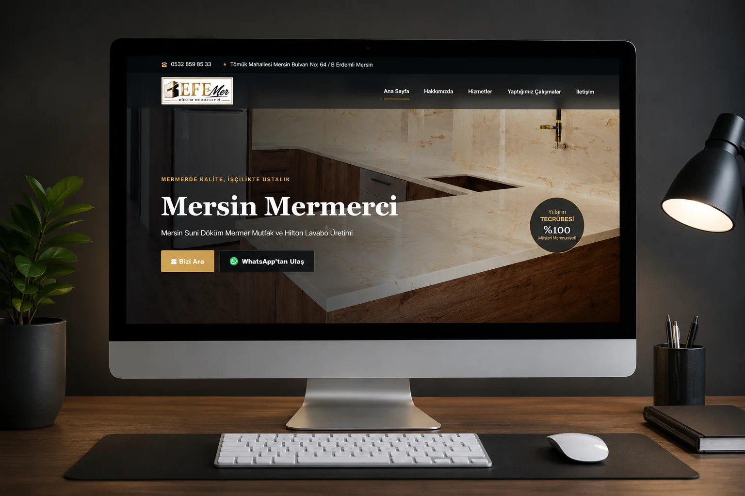 EFEMER web tasarım projesi